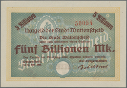 Deutschland - Notgeld - Westfalen: Wattenscheid, Stadt, 5 Billionen Mark, 15.11.1923, Erh. I - Other & Unclassified