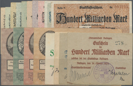 Deutschland - Notgeld - Württemberg: Balingen, Stadt, 5, 10, 20, 50 Mio., 19.9.1923; 1, 5, 10, 20, 5 - [11] Emissions Locales