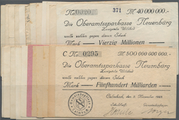 Deutschland - Notgeld - Württemberg: Calmbach, Gemeinde, 1 Mio. - 500 Mrd. Mark, 25.8. - 9.11.1923, - [11] Emisiones Locales