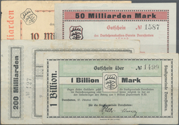 Deutschland - Notgeld - Württemberg: Dornstetten, Stadtgemeinde, 200 Mrd., 1 Billion Mark; Darlehens - [11] Local Banknote Issues