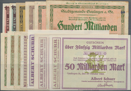 Deutschland - Notgeld - Württemberg: Geislingen, Stadt, 1, 10 Mio. Mark, 28.9.1923; 100 Mio. Mark, 1 - [11] Lokale Uitgaven