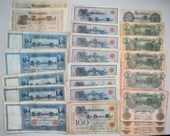Deutschland - Deutsches Reich Bis 1945: Sammlung Von Fast 300 Banknoten, Mit 50 Mark Aus 1906 - 1910 - Autres & Non Classés