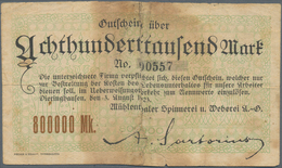 Deutschland - Notgeld: Hochinflation, Schachtel Mit Ca. 1050 überwiegend Verschiedenen Deutschen Sch - Other & Unclassified