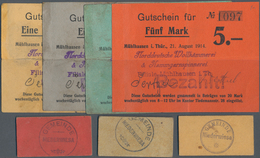 Deutschland - Notgeld: Kriegsbeginn 1914, Mappe Mit 42 Notgeldscheinen Quer Durch Das Reich, Dabei E - Autres & Non Classés