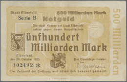 Deutschland - Notgeld - Rheinland: Elberfeld, Stadt, Variantenreiche Sammlung Von 129 Unterschiedlic - [11] Local Banknote Issues