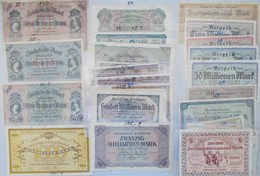 Deutschland - Notgeld - Sachsen: Lot 31 Banknoten / Notgeld / Gutscheine, Dabei 19 Länderbanknoten ( - Lokale Ausgaben