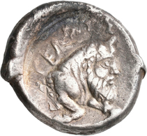 Sizilien - Städte: Gela: AR-Tetradrachme Ca. 465-450 V. Chr., 17,22 G, Schön-sehr Schön. - Greek
