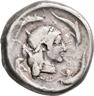Sizilien - Städte: Siracusa: AR-Tetradrachme, Ca. 485-425 V. Chr., 14,7 G, Sehr Schön. - Greek