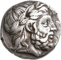 Makedonien - Könige: Philipp II. 359-336 V. Chr., AR-Tetradrachme, 13,71 G. Zeuskopf Nach Rechts/Jün - Griekenland