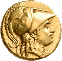 Makedonien - Könige: Alexander III. Der Große, 336 - 323 V. Chr.: AU-Stater; 8,46 G. Athenakopf Mit - Griekenland