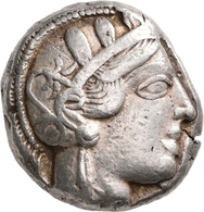 Attika: Lot 2 Stück; AR-Tetradrachme, Ca. 479-404 V. Chr., Athen, Je 17,1 G. Athenakopf Nach Rechts/ - Griechische Münzen