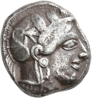 Attika: AR-Tetradrachme, Ca. 479-404 V. Chr., Athen, 16,74 G. Athenakopf Nach Rechts/Eule. Sehr Schö - Greek