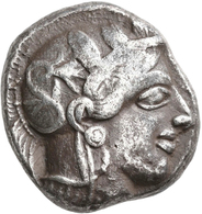 Attika: AR-Tetradrachme, Ca. 479-404 V. Chr., Athen, 16,74 G. Athenakopf Nach Rechts/Eule. Sehr Schö - Griegas