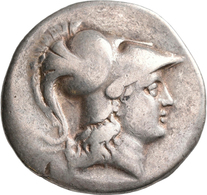 Pamphylien: SIDE: Tetradrachme, 2.-1. Jhd. V. Chr.; 16,20 G, 16,1 G. Athenakopf Mit Korinthischem He - Greek