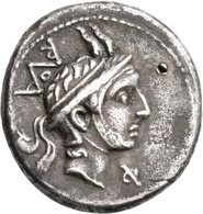 Lucius Marcius Q.f.Q.n. Philippus (113/112 V.Chr.): AR-Denar, 113 Oder 112 V. Chr. Kopf König Philip - Altri & Non Classificati