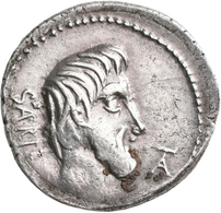 Lucius Titurius Sabinus (89 V.Chr.): AR-Denar, 89 V. Chr., Rom, L. Titurius Sabinus; Kopf Des Königs - Republiek (280 BC Tot 27 BC)