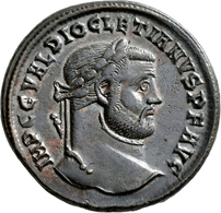 Diocletian (284 - 305): Æ-Nummis, GENIO POPVLI ROMANI, 8,7 G, Kampmann 119.84, Sehr Schön+. - The Tetrarchy (284 AD To 307 AD)
