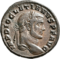 Diocletian (284 - 305): Æ-Nummis, GENIO POPVLI ROMANI, 9,33 G, Kampmann 119.84, Sehr Schön-vorzüglic - The Tetrarchy (284 AD Tot 307 AD)