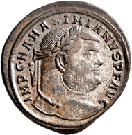 Maximianus (285 - 286 - 305, 307 - 308, 310): Æ-Nummis, Thessaloniki, GENIO POPVLI ROMANI, 9,55 G, K - The Tetrarchy (284 AD To 307 AD)