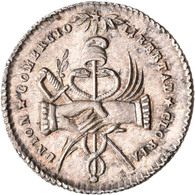 Bolivien: Medaille 1849 Zu 1 Sol: Handschlag Vor Merkurstab, Degen, Palmzweig Und Freiheitsmütze UNI - Bolivië
