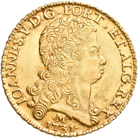 Brasilien: João V. 1706-1750: 12800 Reis 1731 M, Minas Gerais; 28.56 G. Gomes 61.05, Friedberg 55, K - Brasilien