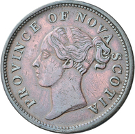 Kanada: Nova Scotia: Victoria, One Penny Token 1840, KM# 4, Patina, Sehr Schön - Vorzüglich. - Canada