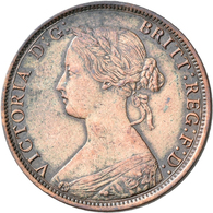 Kanada: Nova Scotia, Lot 2 Münzen: Victoria, ½ Cent Und 1 Cent 1861, KM# 7 Und #8, Patina, Sehr Schö - Canada