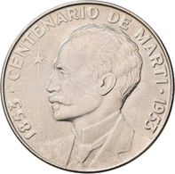 Kuba: Lot 4 Stück; Peso 1915, 1934, 1934, 1953, Sehr Schön-vorzüglich, Vorzüglich, Stempelglanz. - Kuba