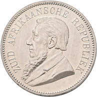 Südafrika: 5 Shillings 1892, Paul Krüger. KM# 8.2 (Wagen Mit Doppelter Deichsel, Geprägt In Berlin). - South Africa