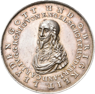 Großbritannien: Charles I. 1625-1649: Silbermedaille O. J. (1649), Signiert "F", Zum Gedenken An Die - Other & Unclassified