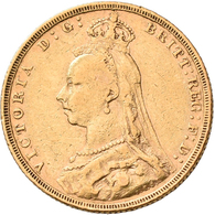 Großbritannien - Anlagegold: Victoria 1837-1901: Sovereign 1890, KM# 767, Friedberg 392. 7,94 G, 917 - Andere & Zonder Classificatie