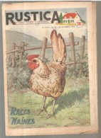 RUSTICA N°39 Du 25/09 1955 Poules: Races Naines - Animaux