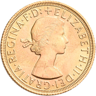 Großbritannien - Anlagegold: Elizabeth II. 1952-,: Sovereign 1958, KM# 908, Friedberg 417. Gewicht 7 - Sonstige & Ohne Zuordnung