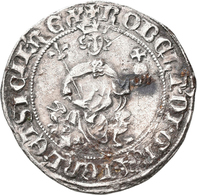 Italien: Neapel-Königreich, Roberto I. 1309-1343: Gigliato O. J., Av: Herrscher Auf Löwenthron / Rv: - 1861-1878 : Victor Emmanuel II