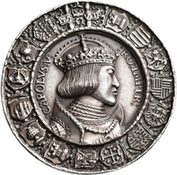 Altdeutschland Und RDR Bis 1800: Nürnberg: Karl V. 1519-1558: Große Medaille 1521, Modell Von Hans K - Other & Unclassified