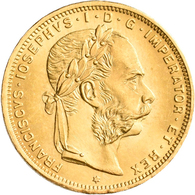 Österreich - Anlagegold: Franz Joseph I. 1848-1916: 3 X 8 Florin / 20 Francs 1892 (NP), KM# 2269, Fr - Oesterreich