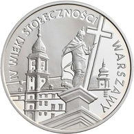 Polen: Lot 2 Münzen: 20 Zlotych 1996, Warsaw - Capital City, IV Wieki Stolecznosci Warszawy, KM# Y 3 - Poland