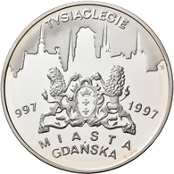 Polen: Lot 2 Münzen: 20 Zlotych 1996, Millennium Of Danzig, Tysiaclecie Miasta Gdanska, KM# Y 319, F - Polen