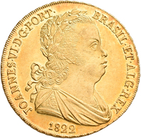 Portugal: Joao VI. 1816-1822: 1 Peca (6400 Reis) 1822; 14,22 G, Friedberg 128, Stempelglanz. - Portugal