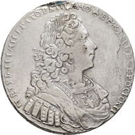 Russland: Peter II. 1727-1730: Rubel 1729, Moskau. 27,48 G, Davenport 1669, Bitkin 110, Diakov 9, Sc - Russia