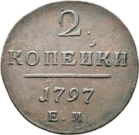 Russland: Paul I. 1796-1801: 2 Kopeken 1797 Katharinenburg (EM). Bitkin 111. 21,2 G, Winz. Kratzer, - Russie