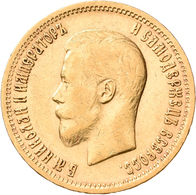 Russland - Anlagegold: Nikolaus II. 1894-1917: 10 Rubel 1899, KM Y# 64, Friedberg 179. 8,61 G, 900/1 - Rusia