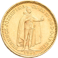 Ungarn - Anlagegold: Franz Joseph I. 1848-1916: 20 Kronen / Corona 1903 KB, KM# 486, Friedberg 250. - Hungría