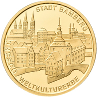 Deutschland - Anlagegold: 2 X 100 Euro 2004 Bamberg (D,G), In Originalkapsel Und Etui, Mit Zertifika - Duitsland