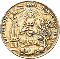 Altdeutschland Und RDR Bis 1800: Nürnberg: Silbergussmedaille O.J. (1604/40) Hochzeitsmedaille Vom C - Sonstige & Ohne Zuordnung
