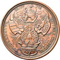 Altdeutschland Und RDR Bis 1800: Nürnberg: Bronzemedaille 1723 (Chronogramm) Von G. W. Vestner, Auf - Sonstige & Ohne Zuordnung