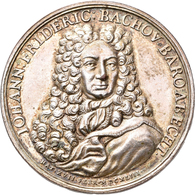 Altdeutschland Und RDR Bis 1800: Sachsen-Gotha, Friedrich II. 1691-1732: Bronzemedaille O. J., Versi - Sonstige & Ohne Zuordnung