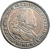 Haus Habsburg: Rudolph II. 1576-1612: Reichstaler 1605, Hall; 28,60 G. Davenport 3005 Var., Moser/Tu - Other - Europe