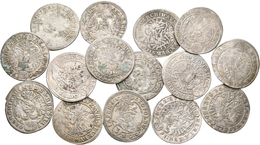 Haus Habsburg: Leopold I. 1657-1705: Lot 15 X 3 Kreuzer; 1696 (6x), 1697, 1698 (3x), 1700, 1701 (2x) - Andere - Europa