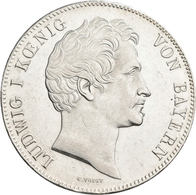 Bayern: Ludwig I. 1825-1848: Doppeltaler (3½ Gulden) 1847, AKS 74, Jaeger 65, Seltener Jahrgang, Auf - Other & Unclassified